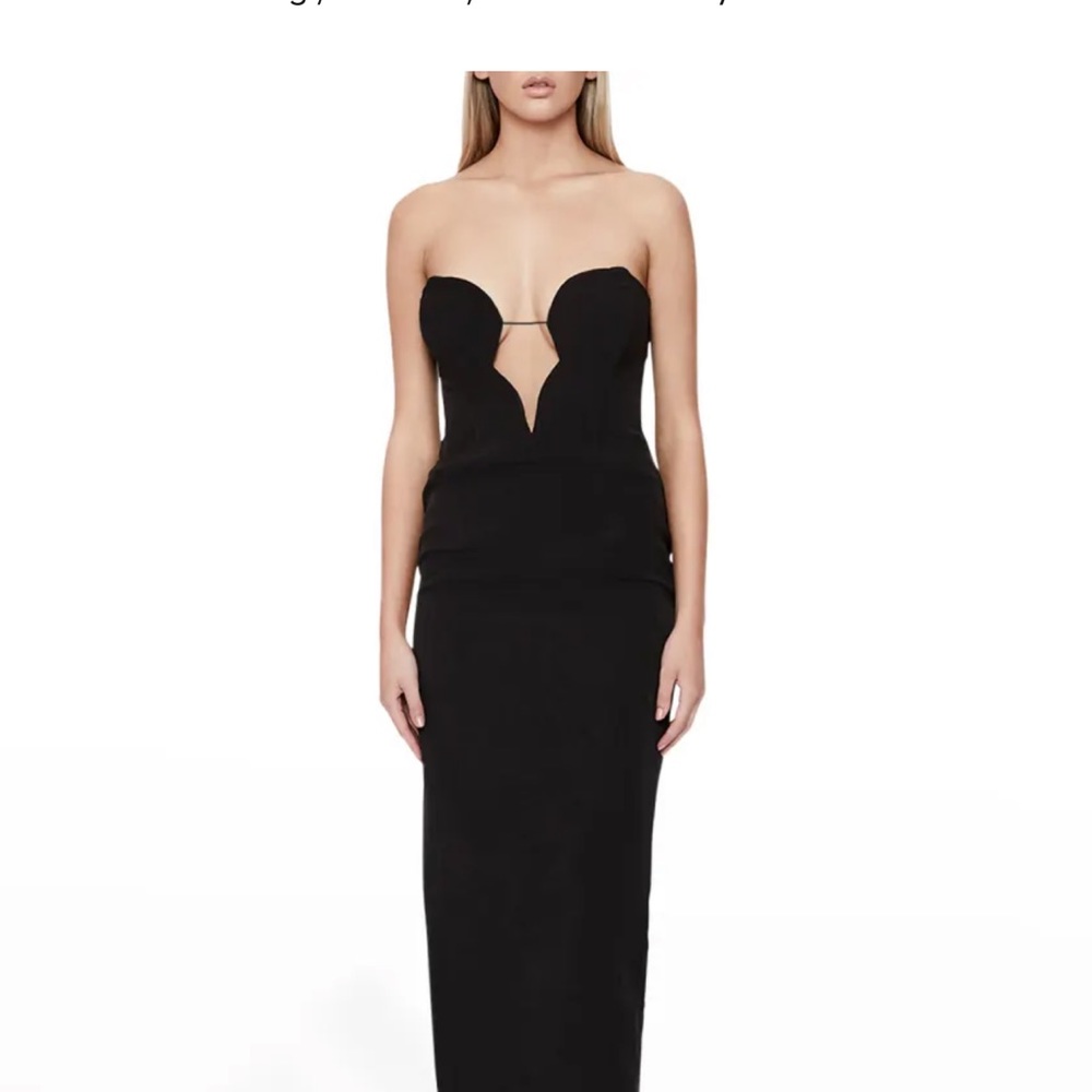 Bardot Eleni Strapless Cutout Midi Dress